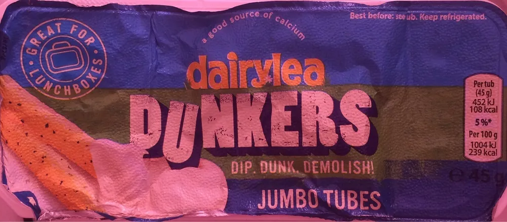 Dunkers jumbo tubes