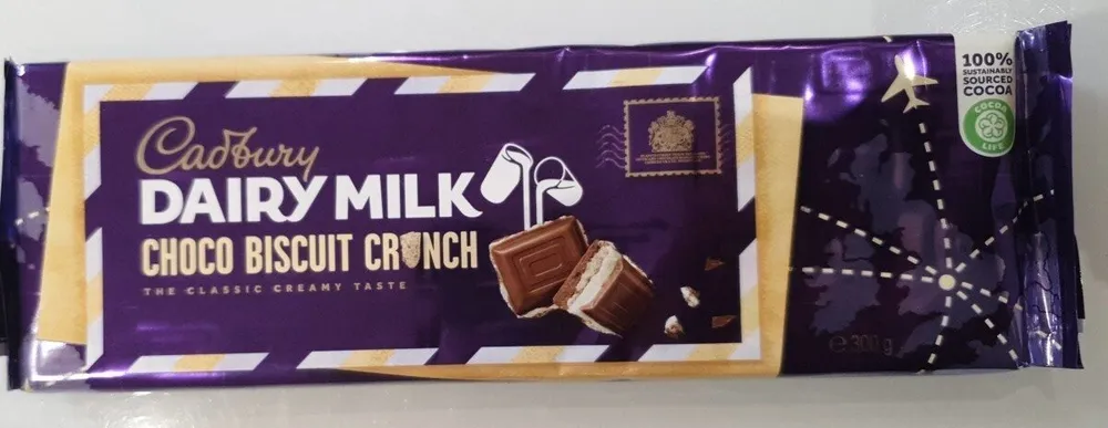 dairy milk choco biscuit crunch