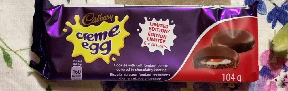 Creme egg cookies