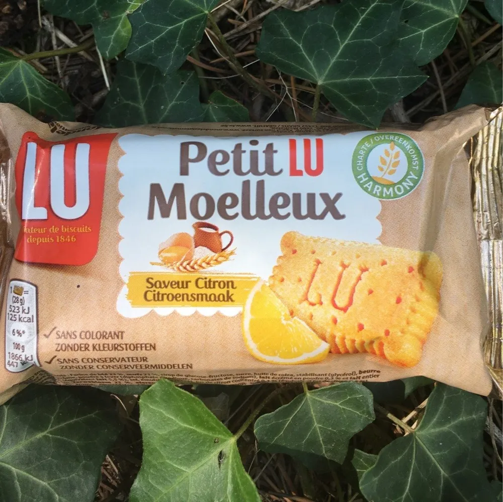 Petit moelleux LU saveur citron