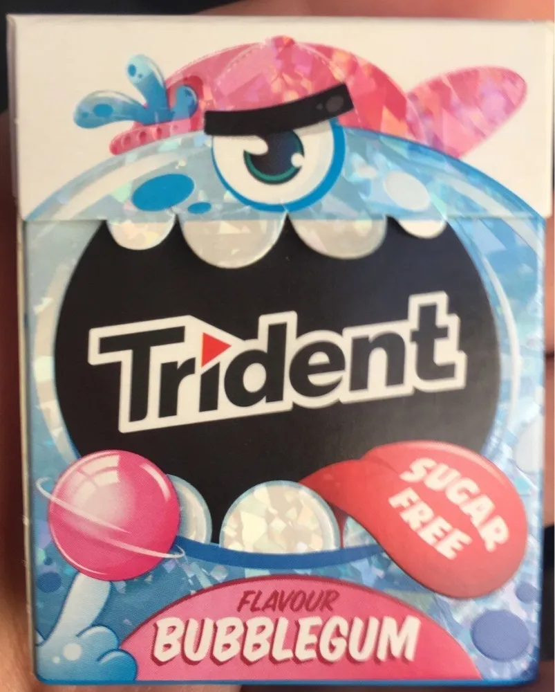 Trident flavour bubblegum