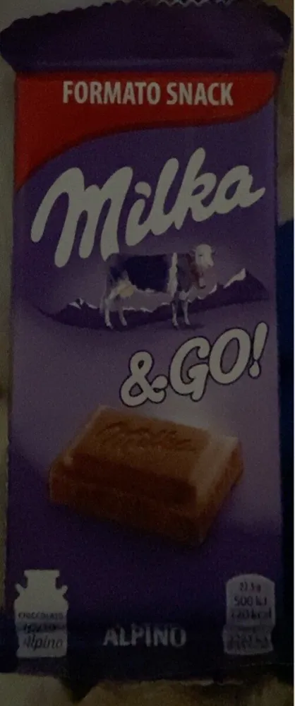 tavoletta di ciococlato latte alpino