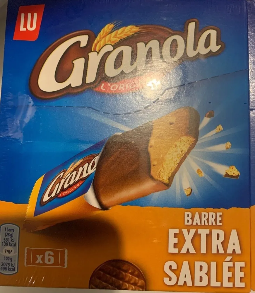 Barre extra sablée