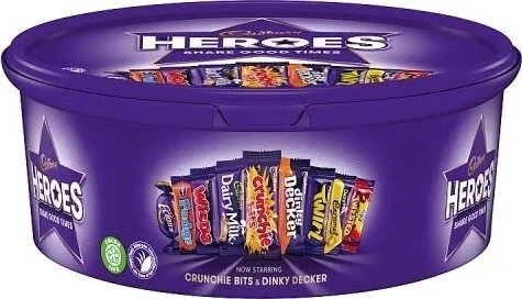 Heroes Chocolate Tub