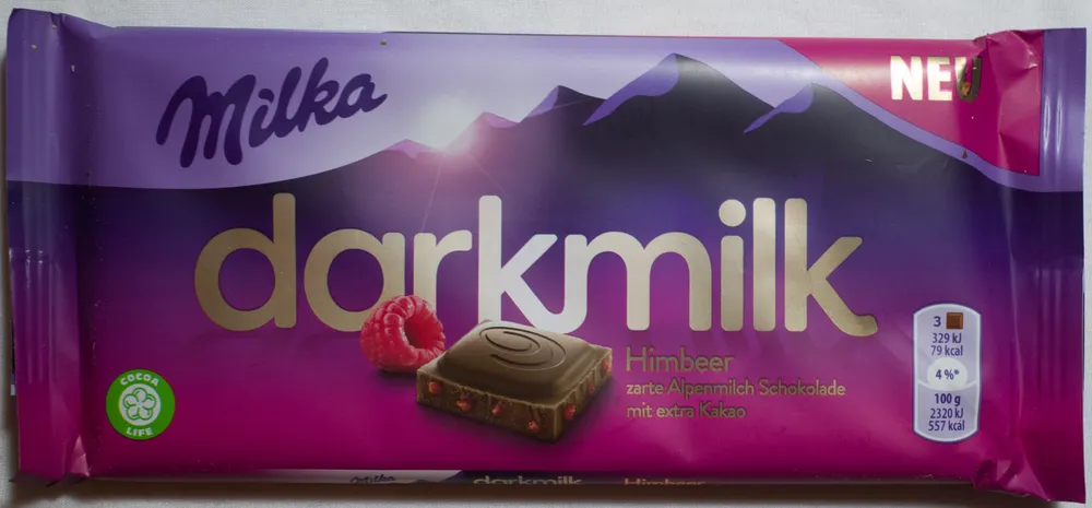 Milka Darkmilk Himbeer