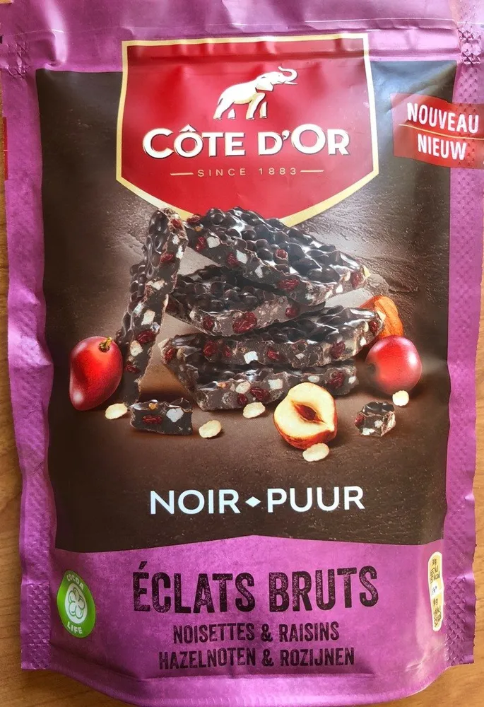 Éclats bruts noisettes & raisins
