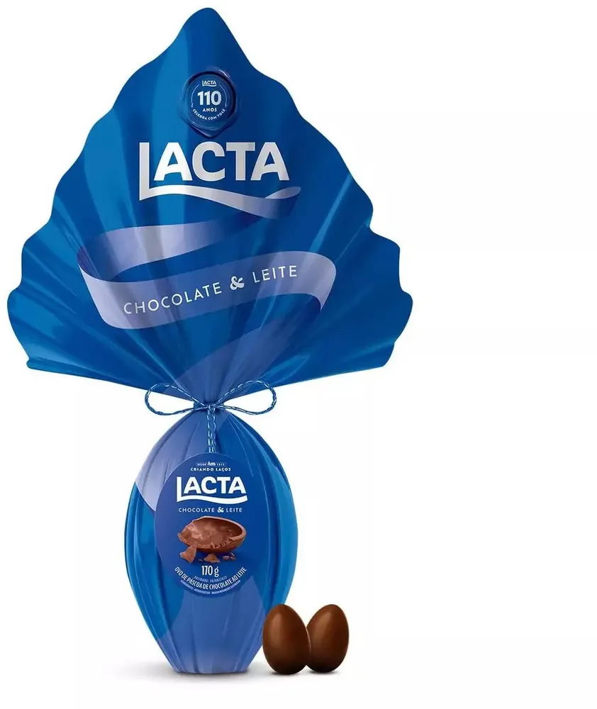 Ovo De Páscoa Ao Leite Lacta 170g
