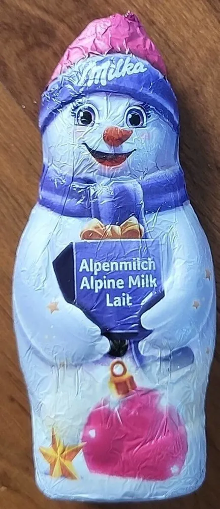 Schokoladenschneemann