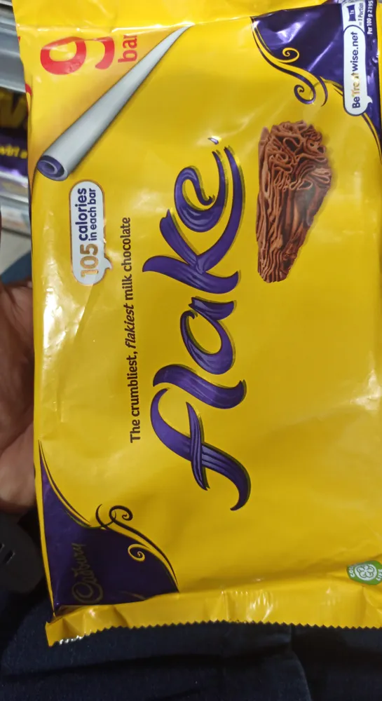 Cadbury flake chocolate bar