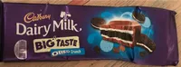 Cadbury dairy milk chocolate tablet oreo