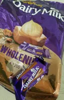 Cadbury dairy milk chocolate wholenut