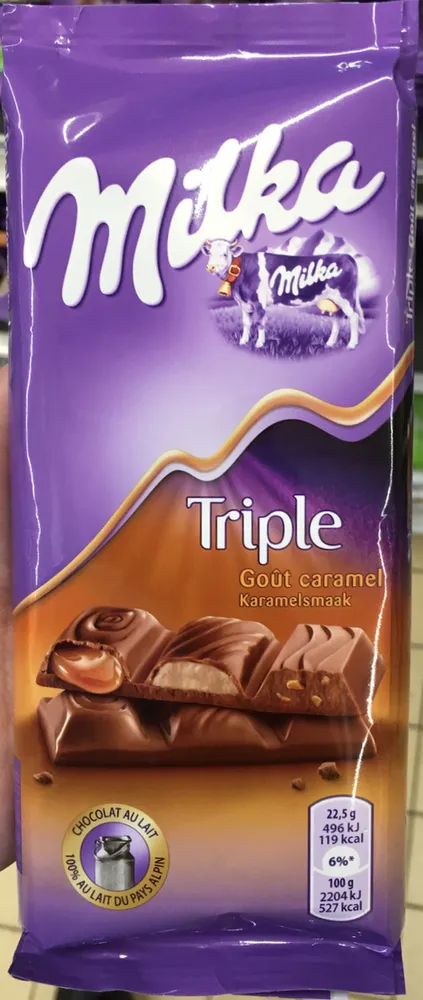Triple goût caramel - chocolat au lait