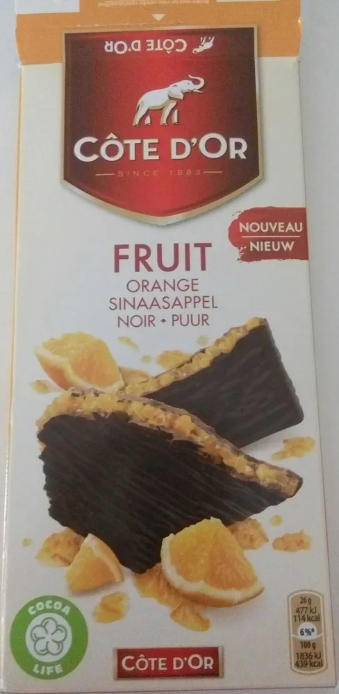 Chocolat Fruit Orange Noir