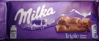 Czekolada mleczna z mleka alpejskiego z kremem kakaowym.