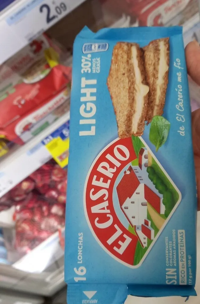 Lonchas queso light