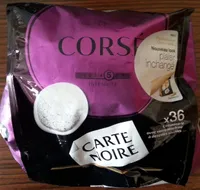 Corsé Café Carte Noir