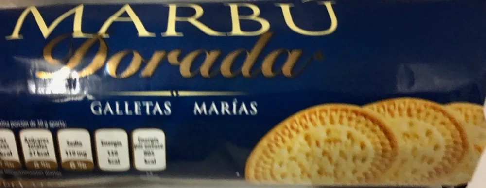Marbú Doradas Galletas Marías