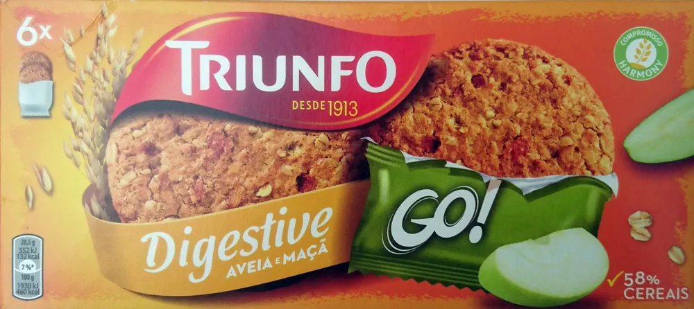 Digestive Aveia e Maçã