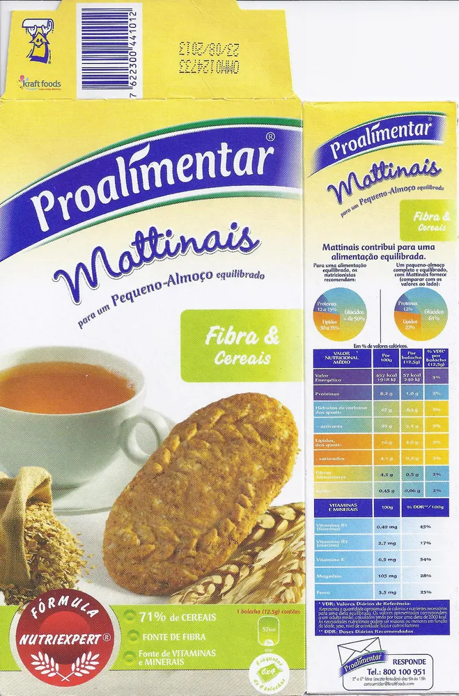 Mattinais Fibra & Cereais