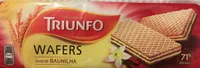 Bolacha triunfo waffer baunilha 146g