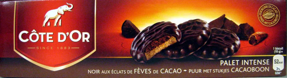 Palet intense Noir aux éclats de fèves de cacao