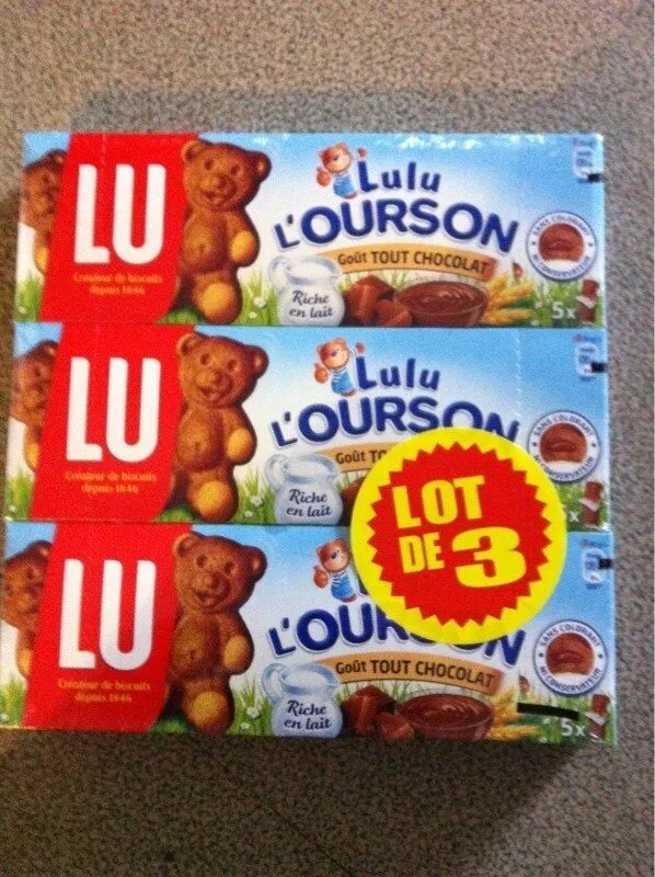 Ourson tout chocolat lot