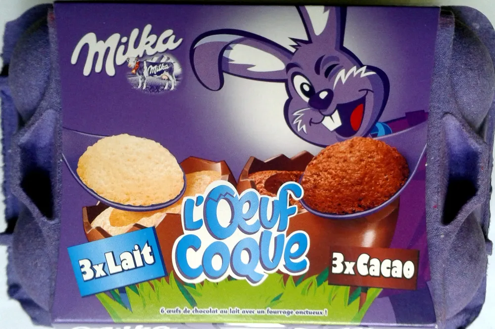 L'Oeuf Coque 3xLait 3xCacao