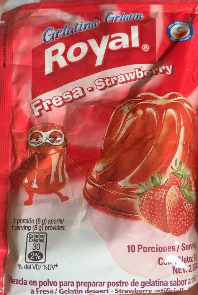 Royal Gelatina Fresa 80g