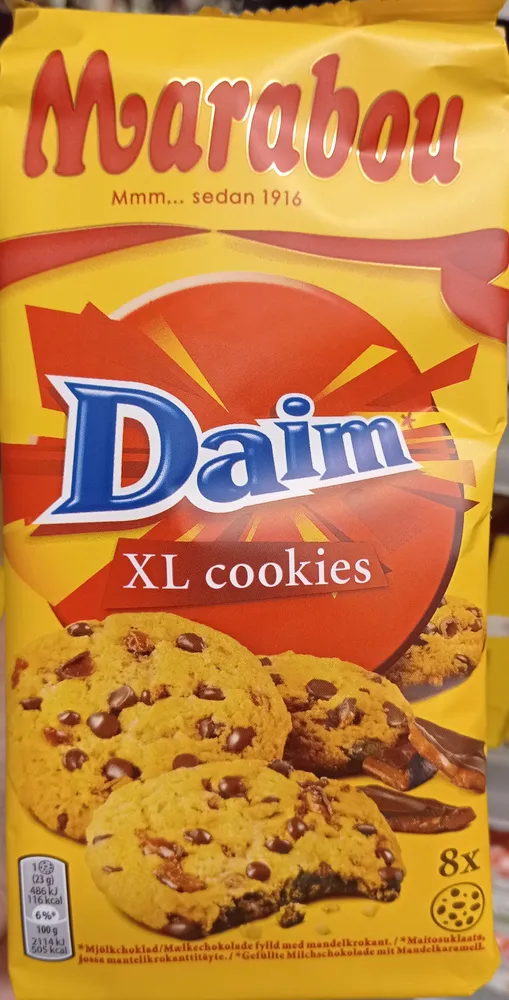 Daim XL cookies