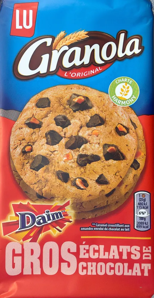 Daim Gros éclats de chocolat