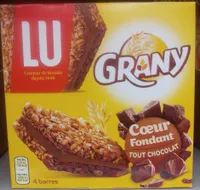 Grany  - Barre céréalière fourrée au chocolat