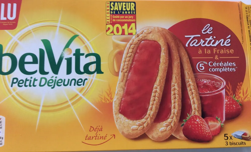 BelVita Petit Déjeuner Le Tartiné à la Fraise