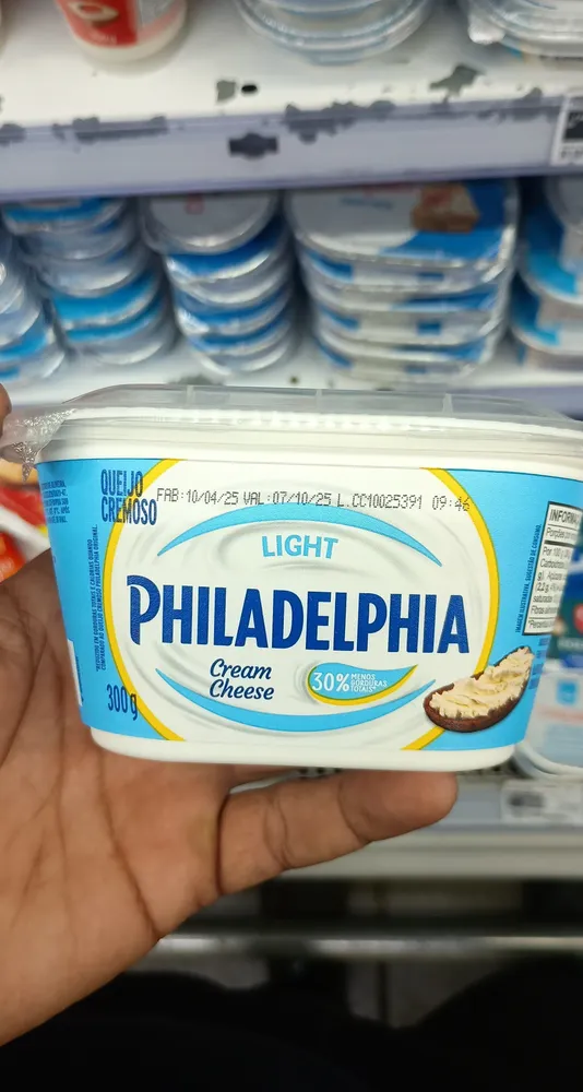 Cream Cheese Light Philadelphia Pote 300g