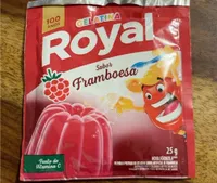 Gelatina Pó Framboesa Royal Pacote 25g