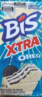 Wafer Oreo Cobertura Chocolate Branco E Biscoito Lacta Bis Xtra