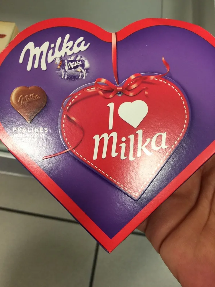Milka "I Love Milka" Pralinés Impulsherz 50G