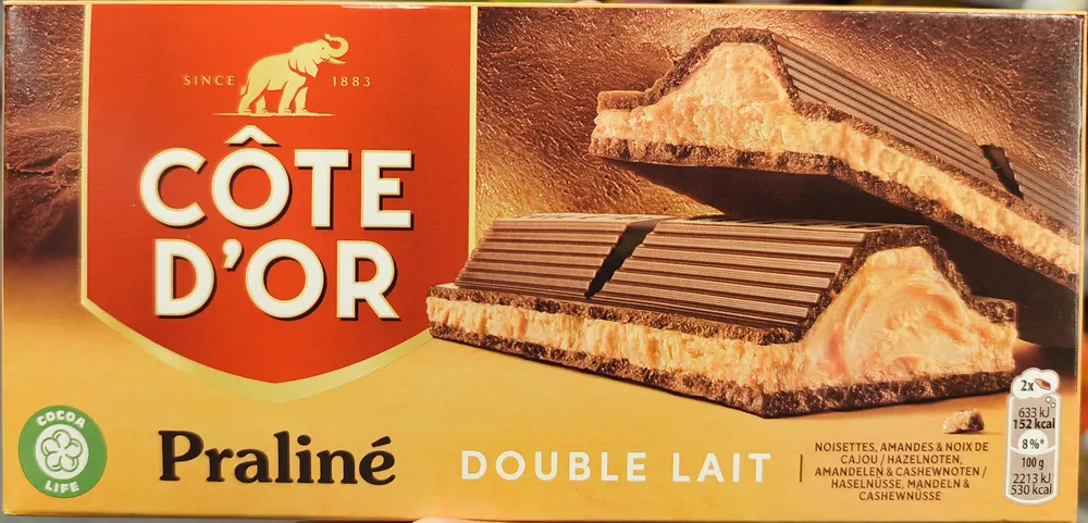 Double lait praliné