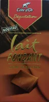 Chocolat lait fondant