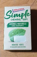 Simple chewing-gum menthe verte