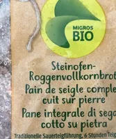 Pain de seigle complet cuit sur pierre