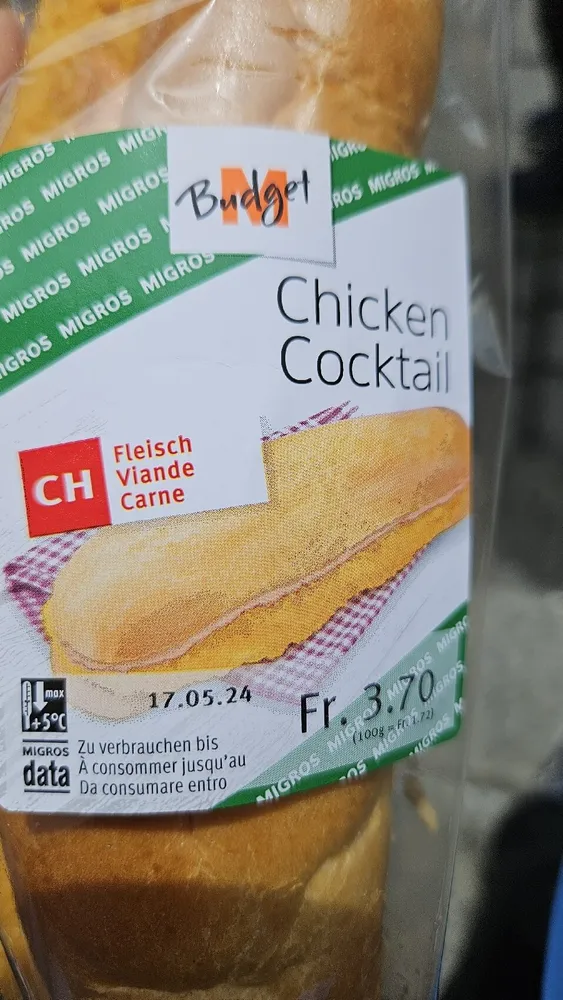 Chicken Cocktail Sandwich
