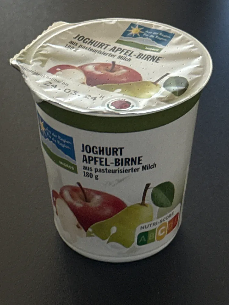 Joghurt Apfel-Birne