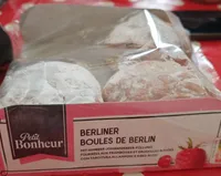 Berliner Boules de Berlin mit Himbeer-Johannisbeer-Füllung
