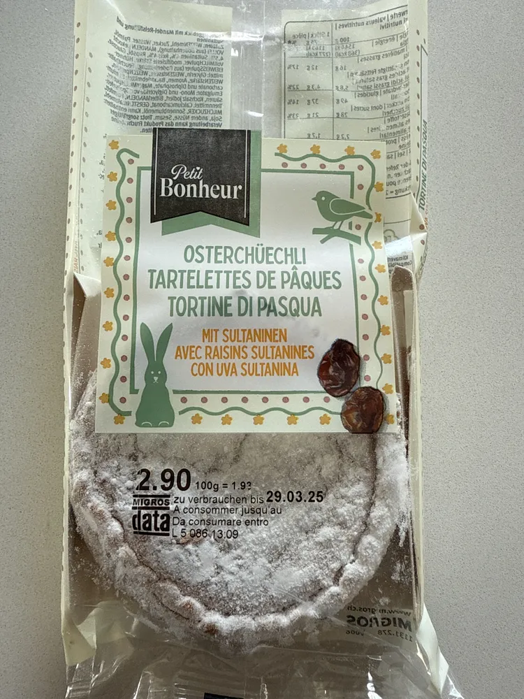 Tartelettes de Pâques