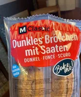 Dunkles Brötchen
