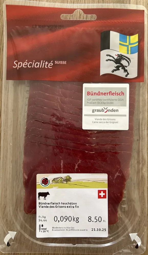 Bündnerfleisch