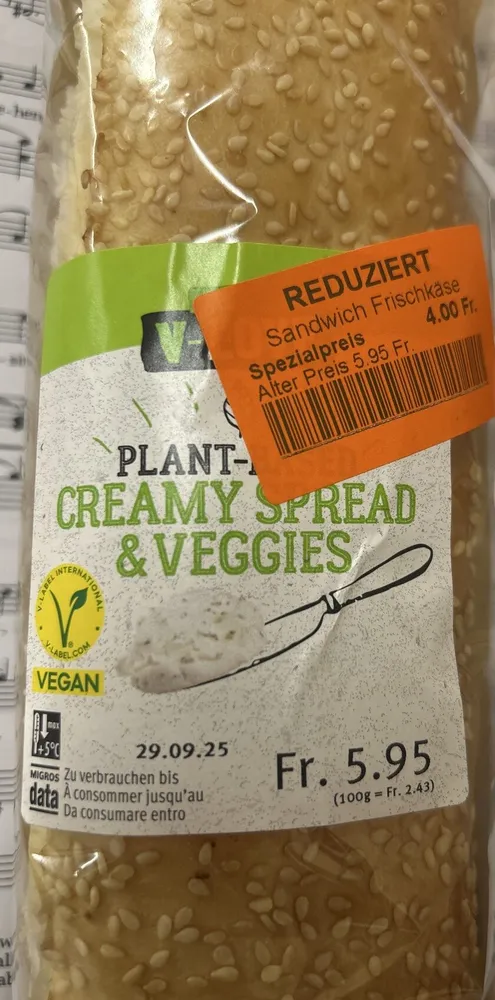 Creamy Spread & Veggies