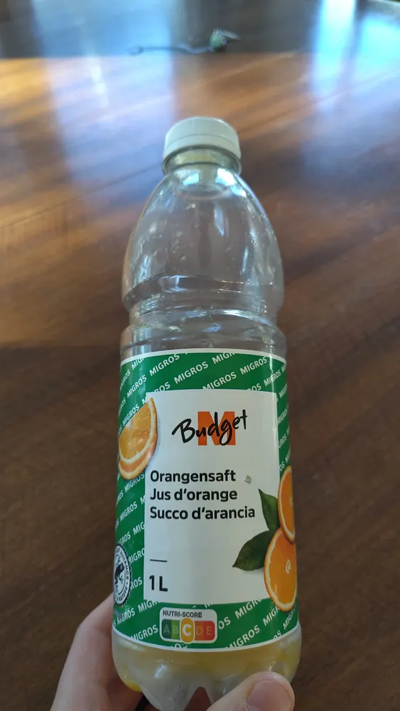jus d'orange