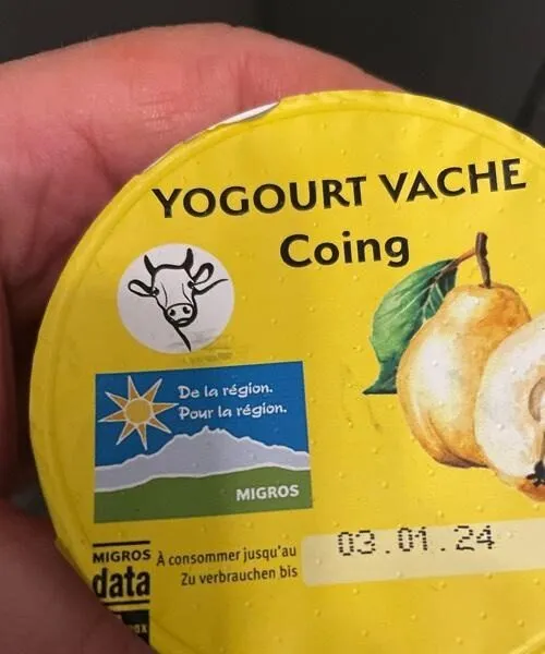 Yoghourt coing