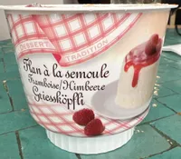 Flan à la Semoule Framboise / Grießköpfli Himbeere